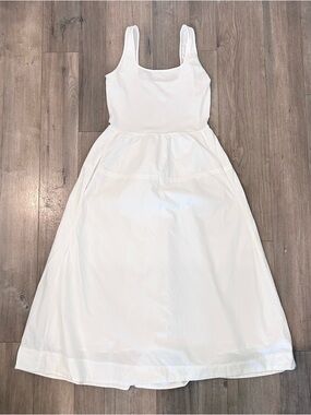 Everlane White Scoop Neck Dress